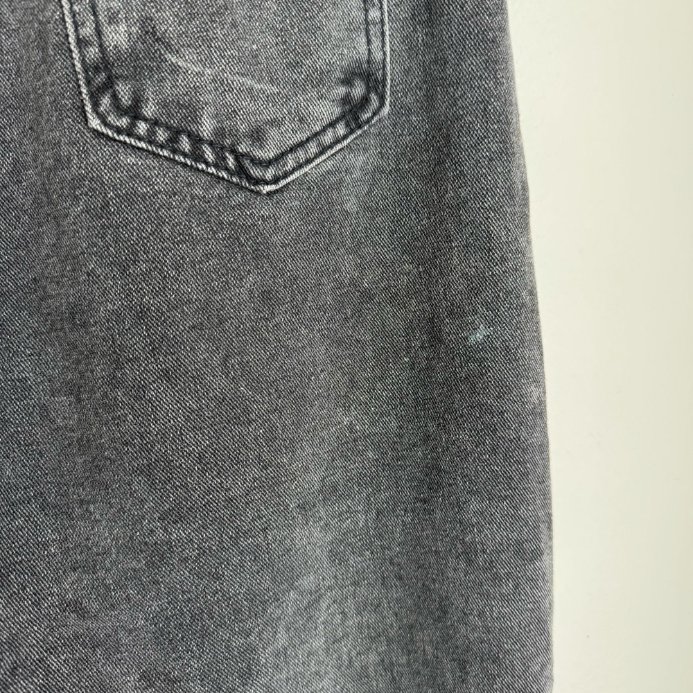 Distressed Black Denim Painters Jeans - Picture 6 of 14